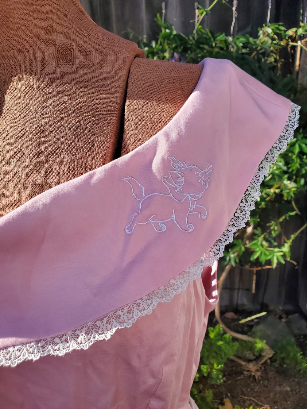 Aristocats Her Universe Pink Musical Note Border Fit-and-Flare Dress - Picture 2 of 11